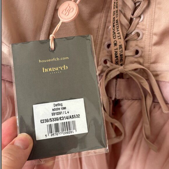 House of CB Darling French Rose Tulle Midi Dress (L+ reg cups) - Picture 5 of 8